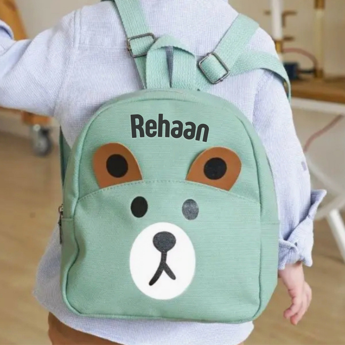 Preschool Children's Teddy Backpack - Green