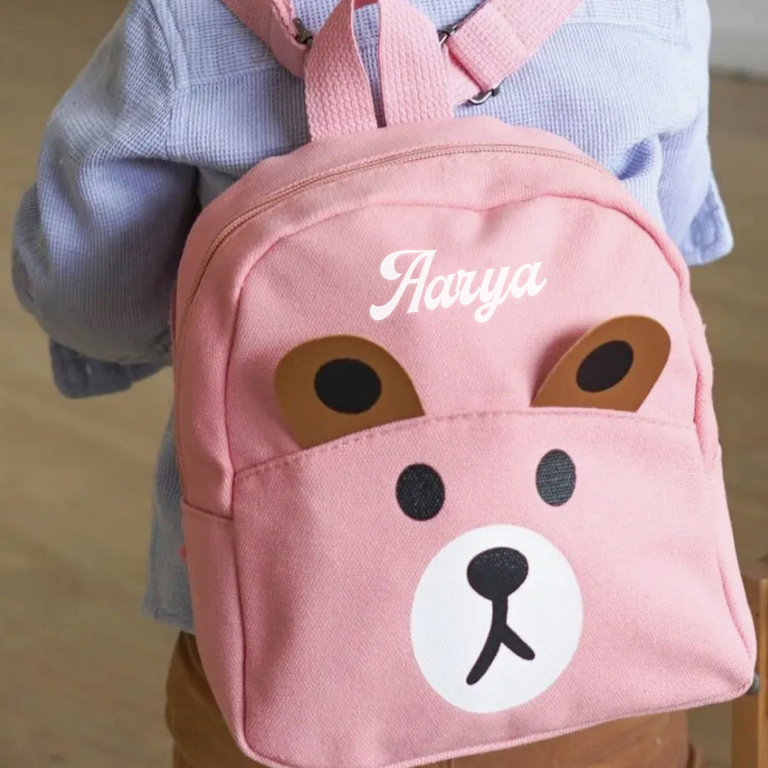 Preschool Children's Teddy Backpack - Pink