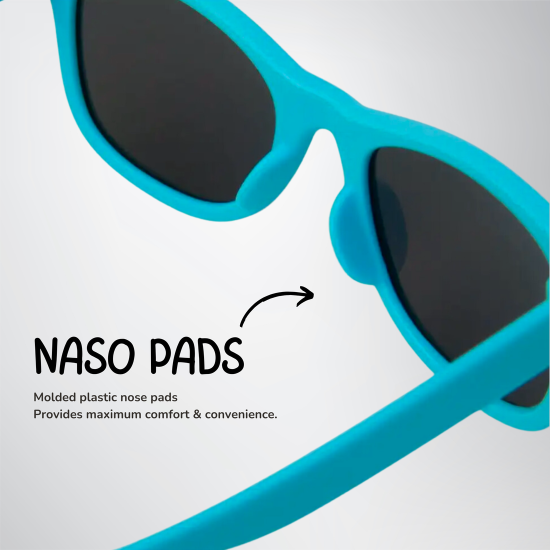 Sun Seekers Baby Sunglasses - Unisex - Aqua